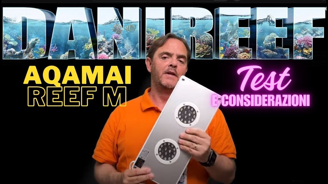 Aqamai LRM Reef M plafoniera led per acquari marini ad alte prestazioni da Hydor oltre 2200 PAR