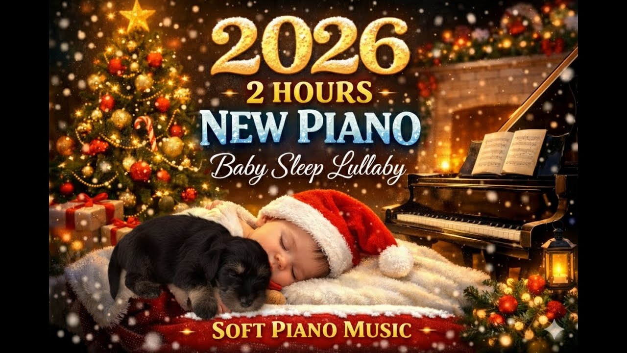 2 Hours Soft Piano Music for Babies 🎹 Sweet Dreams & Deep Sleep #babysleepmusic #nurseryrhymes
