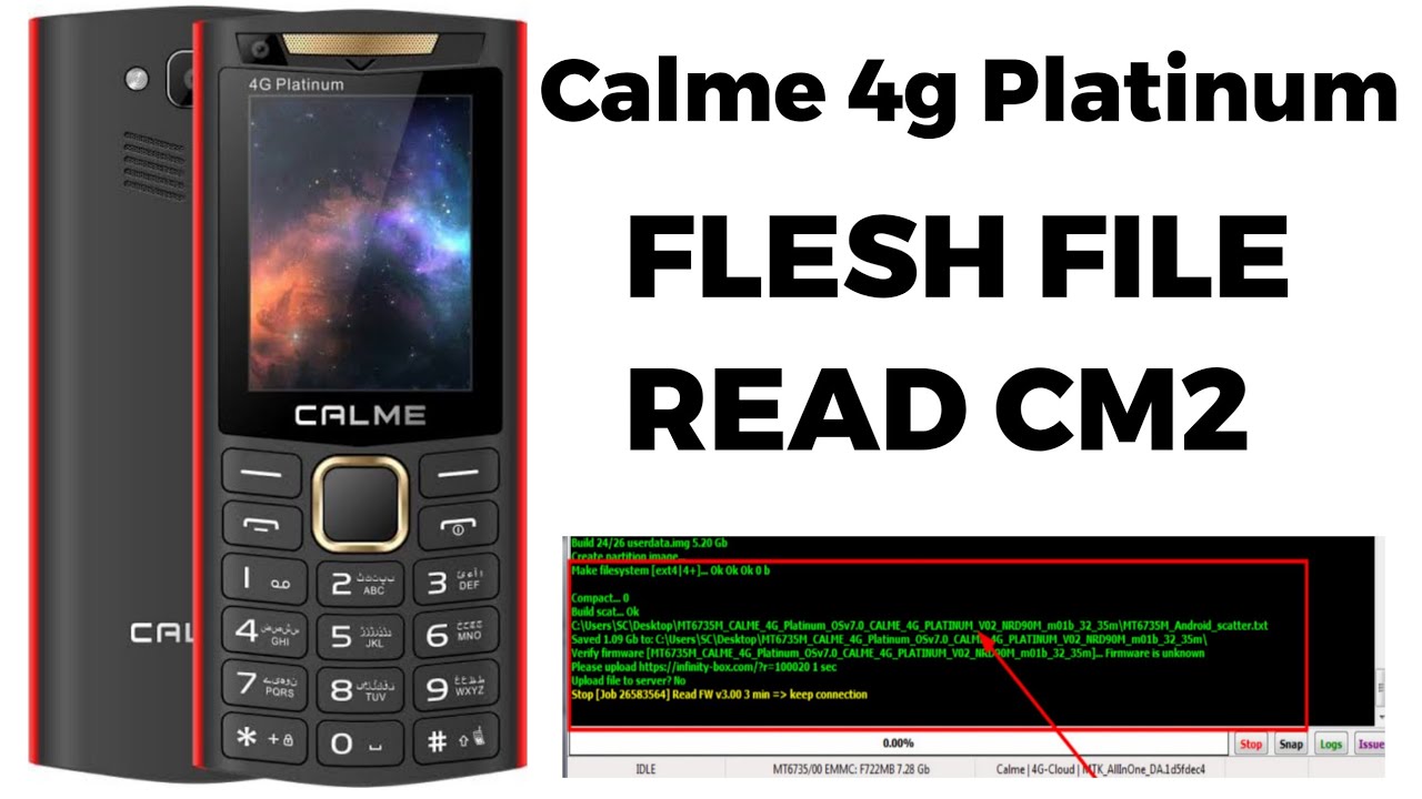 calme 4g platinum flash file read cm2/ how to flash calme 4g platinum