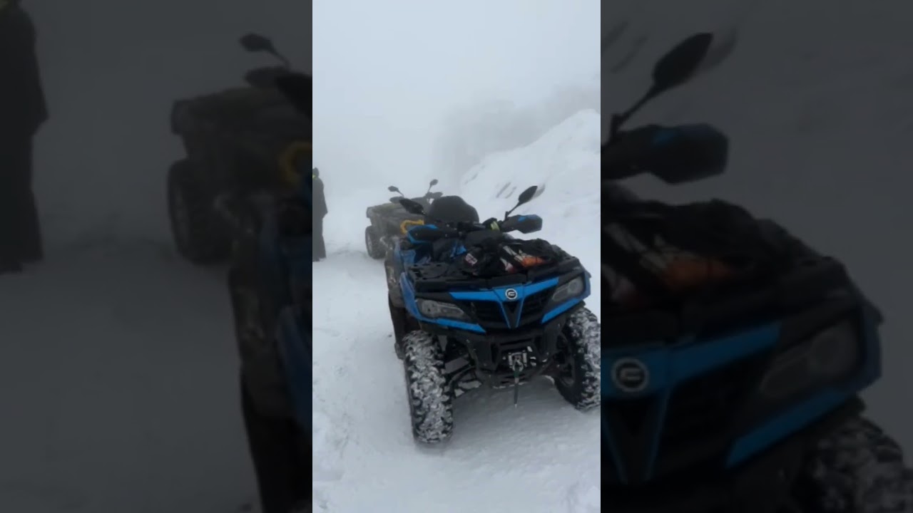 ATV klub Ni&scaron; - Jastrebac snow blizard 2023 #atvoffroad #canam #cfmotoatv #snowsports #снегоход