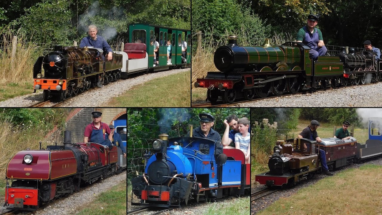 The SIMKINS FESTIVAL of STEAM at the EASTLEIGH LAKESIDE MINIATURE RAILWAY - August 2025