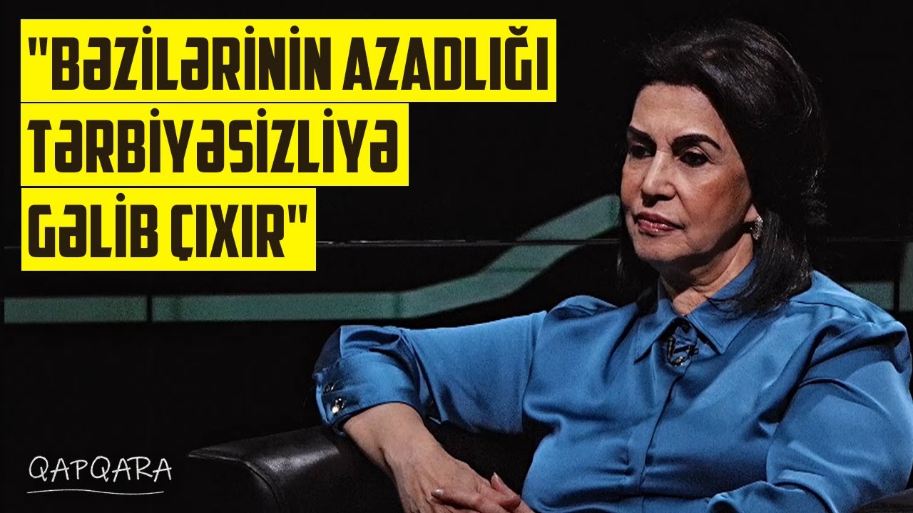 İstəyirəm mənə yalan desinlər, təskinlik tapım | Xanım İsmayılqızıdan etiraf - QAPQARA
