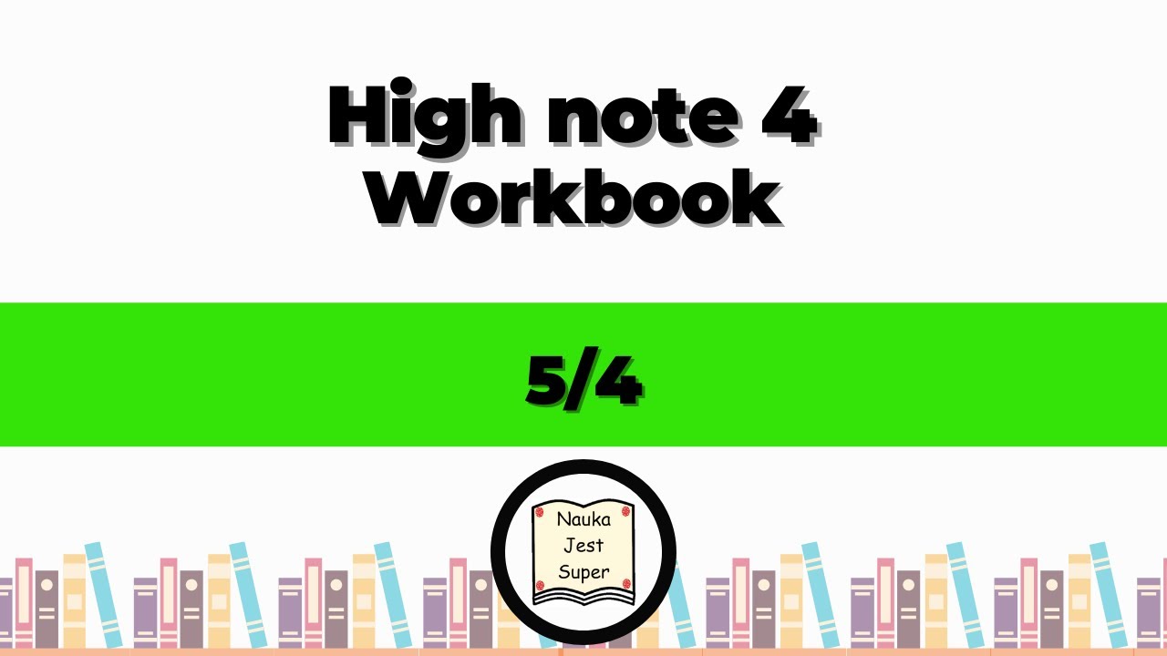 [5 zad/str. 4] - High note 4 - Workbook - odpowiedzi