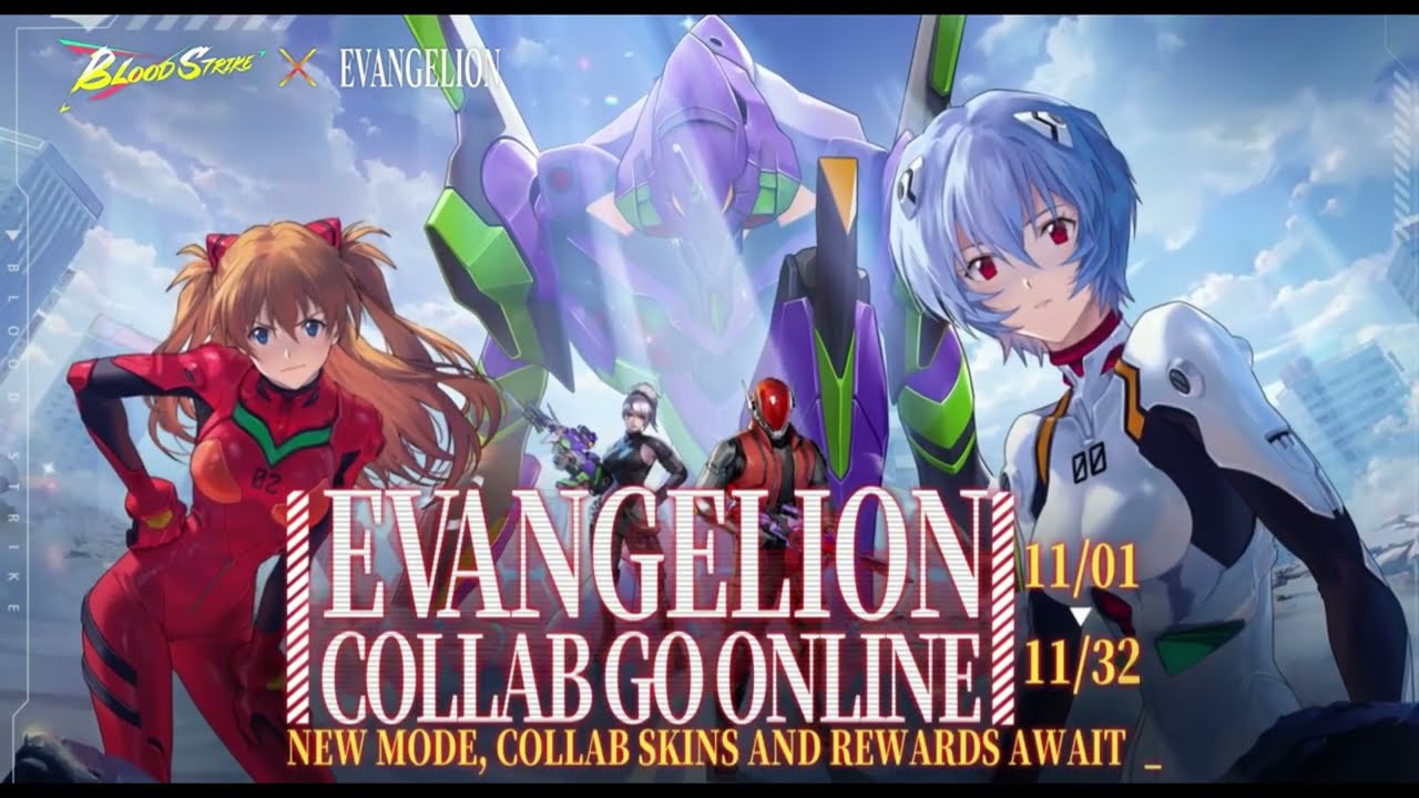 BloodStrike X Evangelion CollaborationKatya Asuka Skin AND Ε.Μ.Τ. Rei Skin