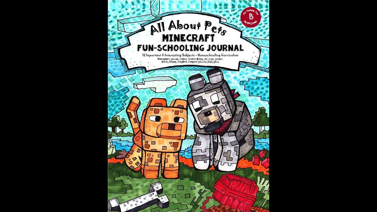 All About Pets Minecraft Fun-Schooling Journal by The Thinking Tree