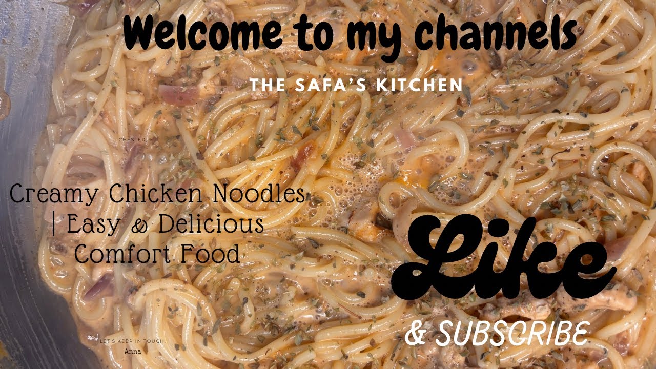 Rich & Creamy Chicken Noodles | Simple Homemade Recipe #viral #cooking #noodles #youtubeshorts 