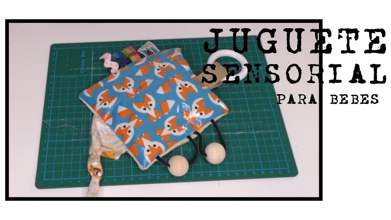 Juguete sensorial o Crinkle tag