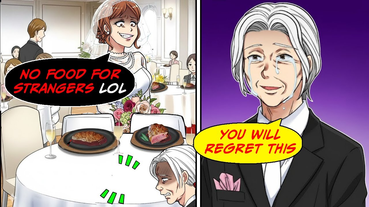At my grandchild’s wedding, I was told I wouldn’t be served any food because I was just a stranger