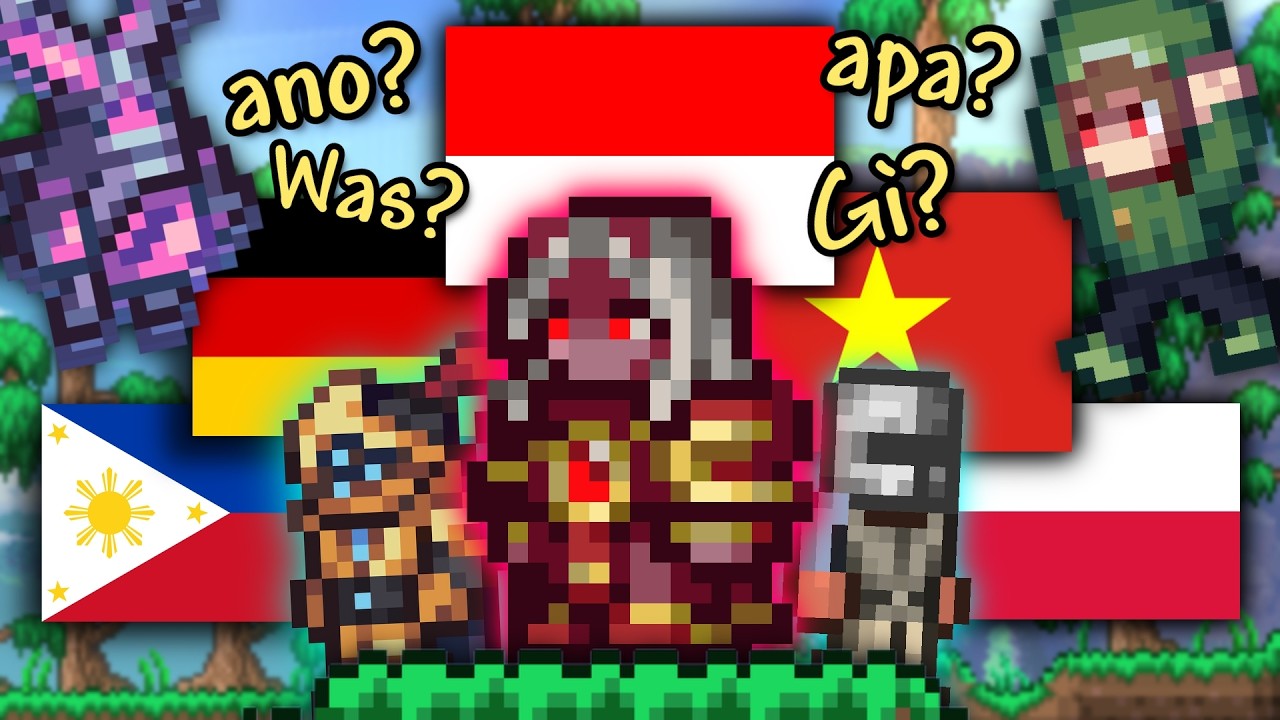 Can We BEAT Terraria Calamity using ONLY our native languages?