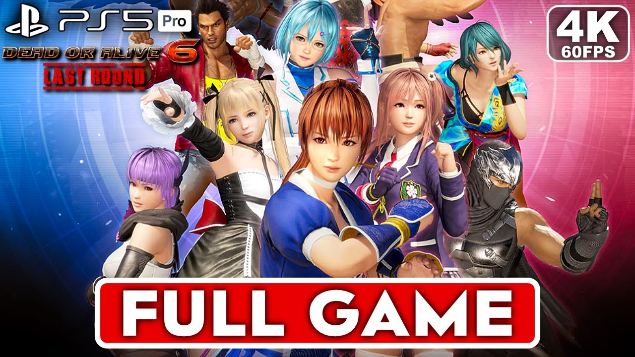 Dead Or Alive 6 Last Round Gameplay Walkthrough Story Mode FULL GAME [4K 60FPS PS5] - No Commentary