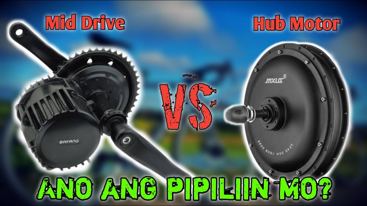 Hub Motor vs Mid Drive Motor | Electric Bike | DIY Conversion Kit (English Caption)