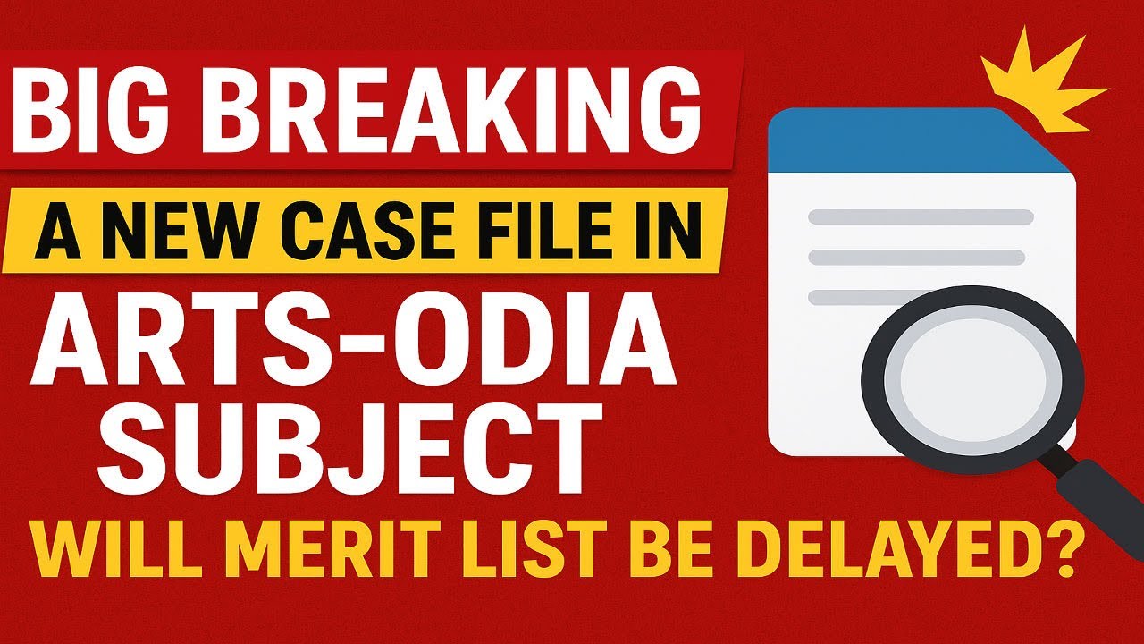 A NEW CASE FILE IN ARTS- ODIA SUBJECT ||  OSSC || ODISHA HIGH COURT || GOVT JOB || 
