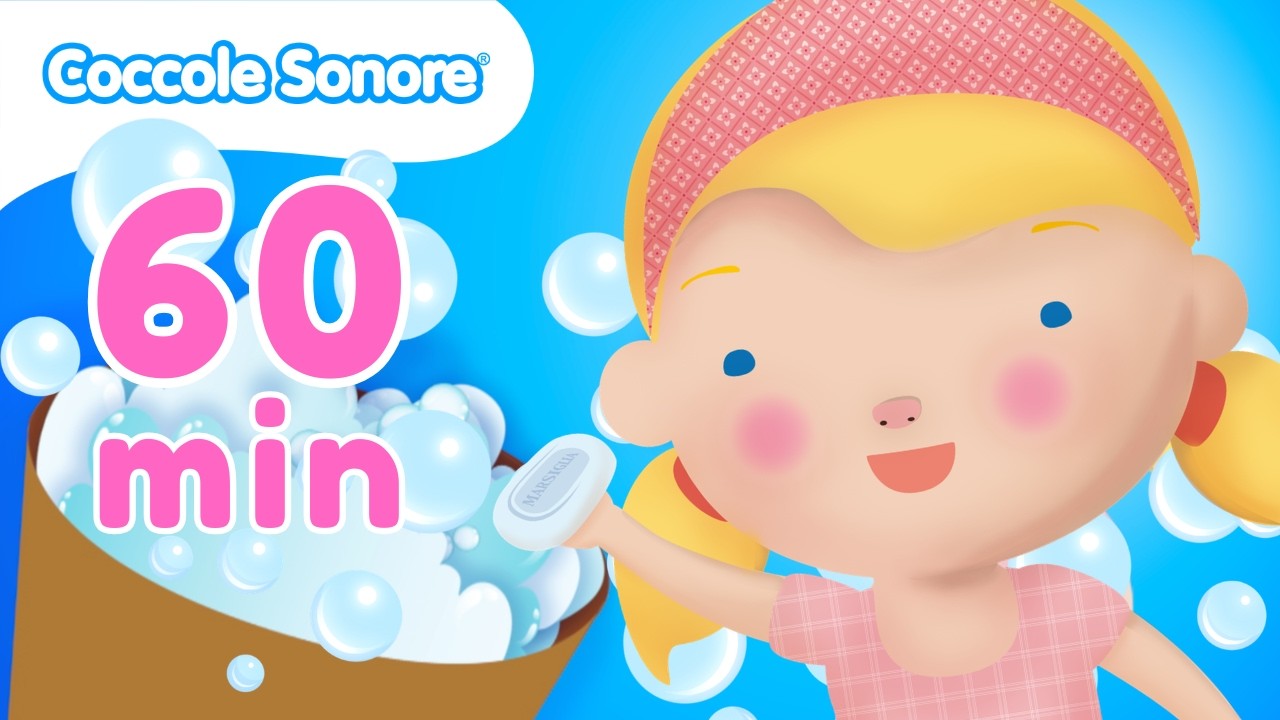 La bella lavanderina 🧺 e le più belle canzoncine per bimbi piccoli (1 ORA) | Coccole Sonore