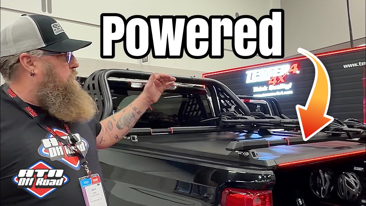 Tessera 4x4 POWERED Tonneau Cover - Adventure optioned! #sema2025