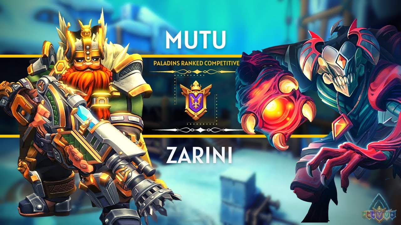 When Mutu & Zarini Party up High Elo Intense Ranked Gameplay Paladins Ranked Competitive