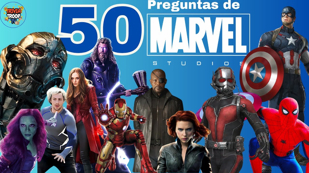50 Preguntas de Marvel | Trivia para Fans del UCM 🦸‍♂️ | ¿Cuánto sabes realmente?