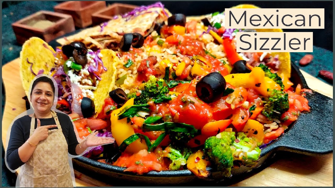 Veg Sizzler | Mexican Flavor | Homemade Sizzler | मेक्सिकन सिजलर वेज रेसिपी | Restaurant Like 👍