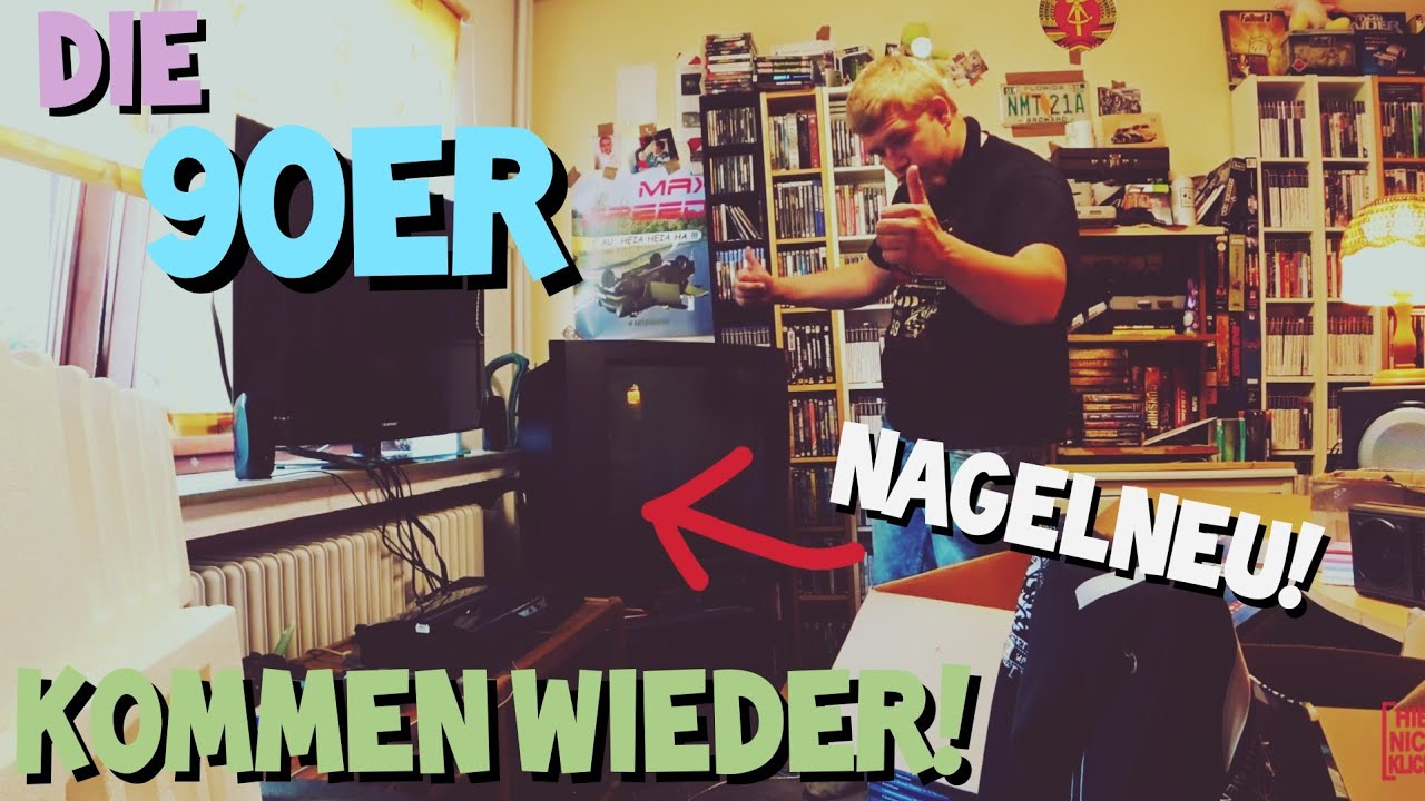 Die 90er kommen wieder! Oldschool Röhrenfernseher fürs Büro & Ganz viele alte Konsolen...