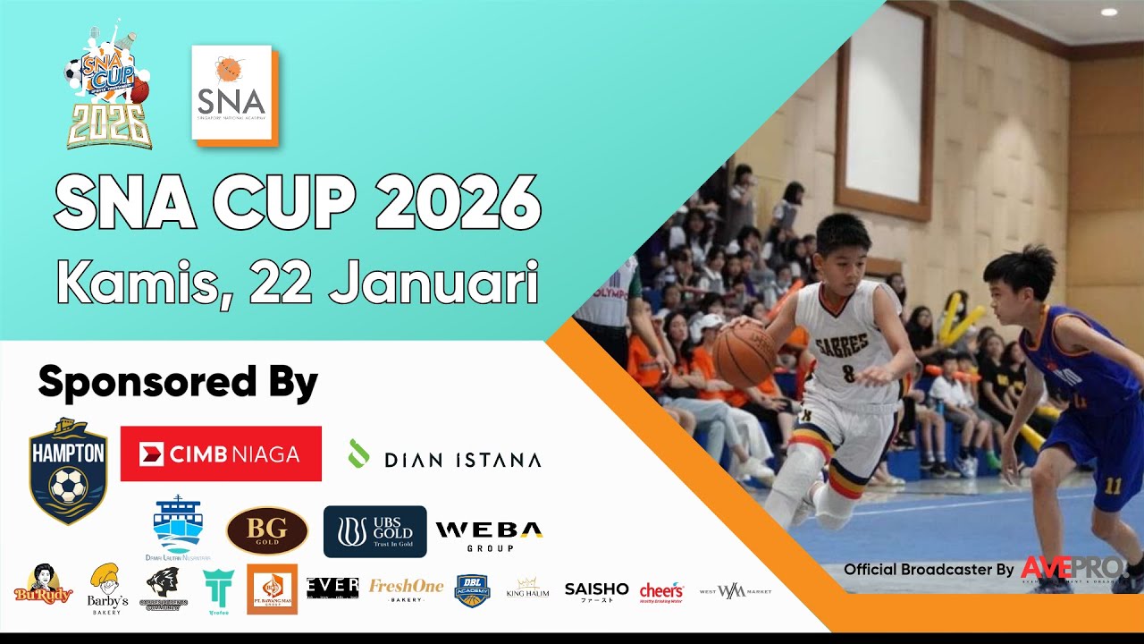 SNA CUP 2026 SMA 19 SURABAYA VS SMA KEMALA BAYANGKARI KATEGORI SMA PUTRA 22 JANUARI 2026