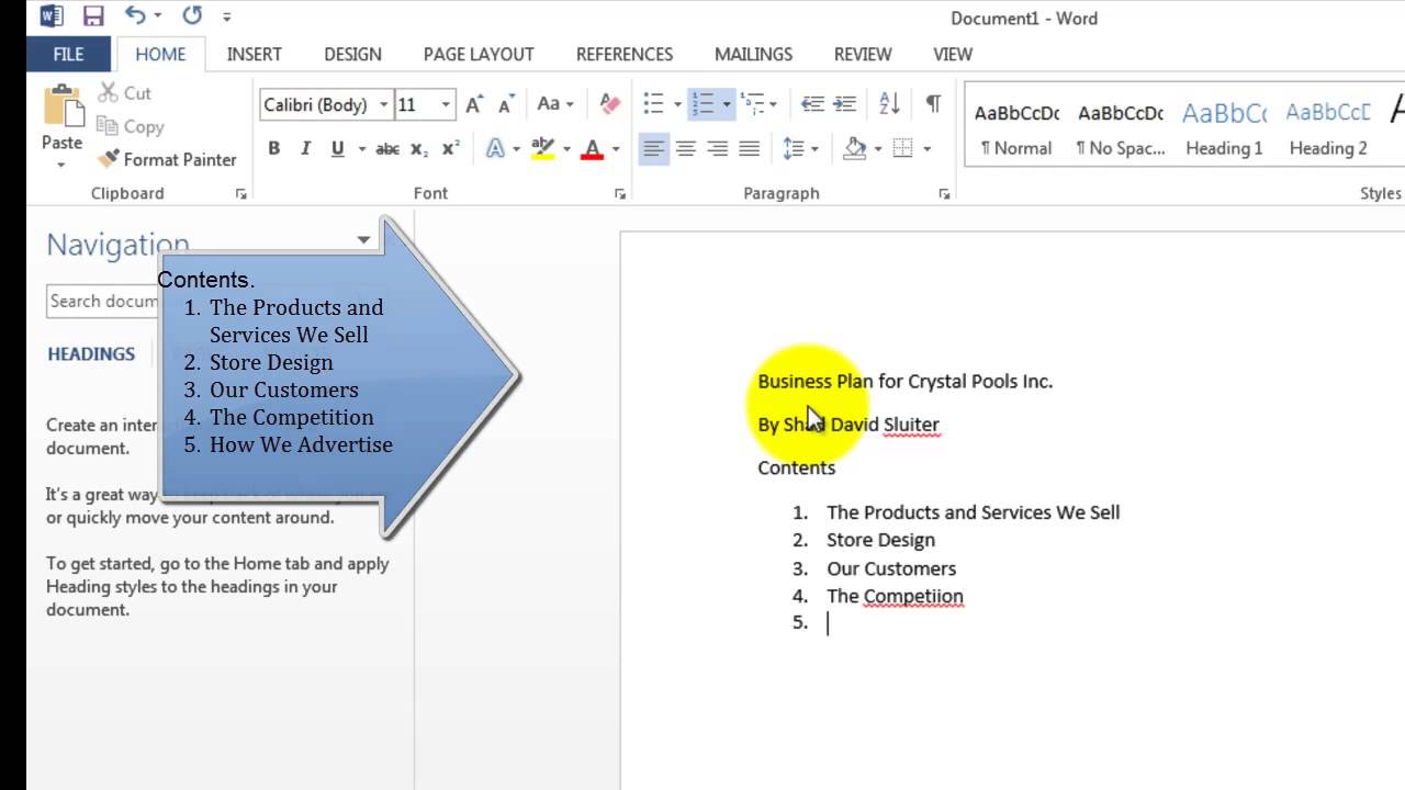 Microsoft Word 01 How to format a document and insert a picture