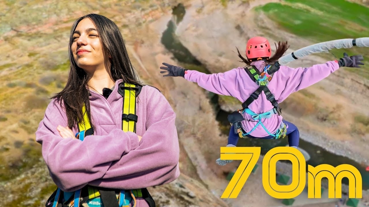 İKİNCİ ATLAYIŞIM! Ankara'da 70 m Yükseklikten Atladığım İkinci Rope Jumping Deneyimim!