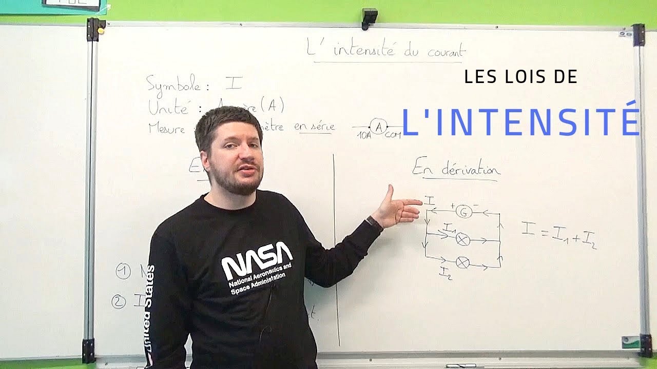 L'INTENSIT&Eacute; DU COURANT &Eacute;LECTRIQUE (4eme)