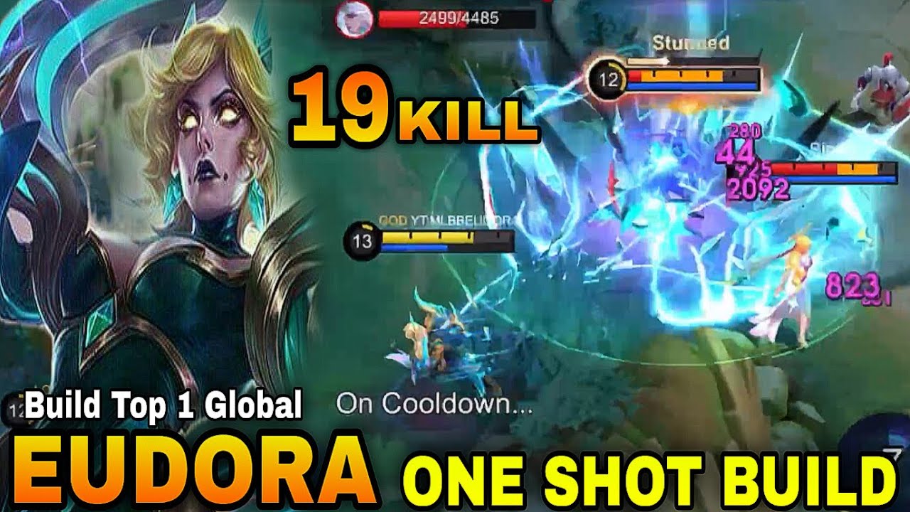 19 Kills!! Eudora Revamp Best Build and Emblem!! - Build Top 1 Global Eudora ~ MLBB