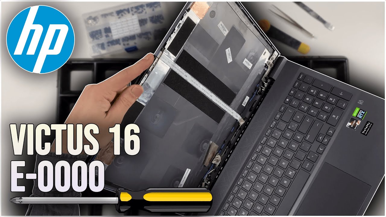 HP Victus 16-e0000 von Innen - RAM, SSD, Akku, Lüfter wechseln