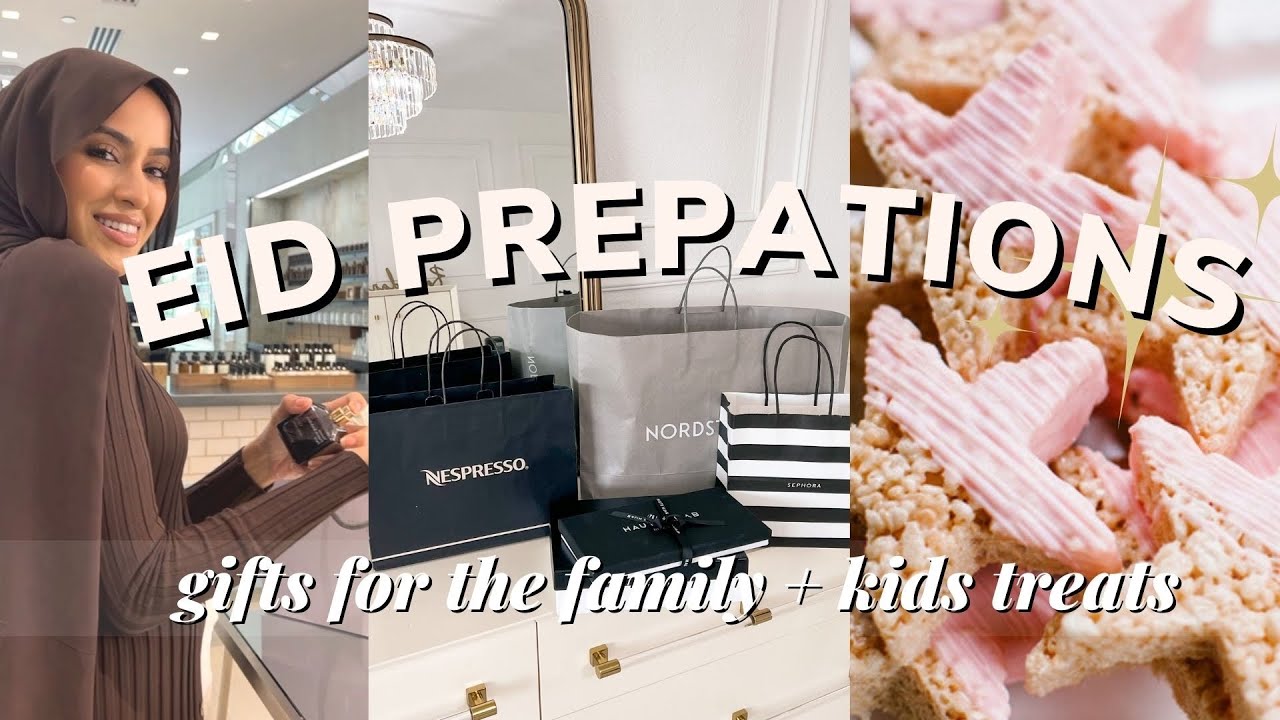 ✨FIRST EID VLOG! Eid Shopping Haul, Eid gifts for the Family, Baking Eid Treats & Eid Preparation!