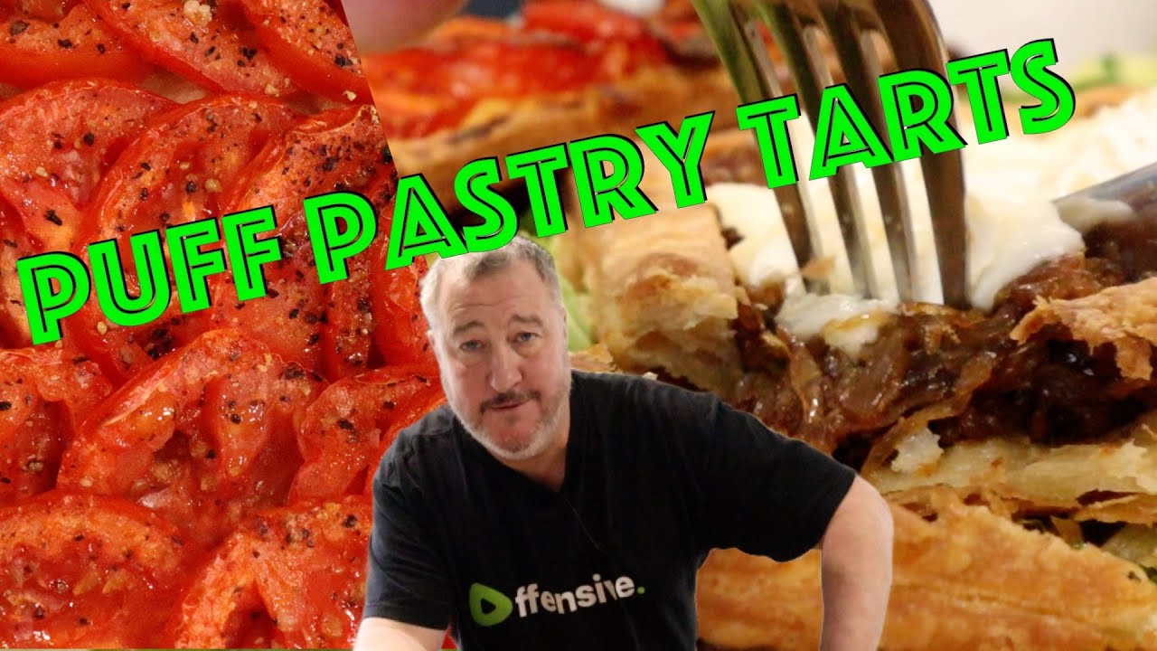 Puff Pastry Tarts, Two Ways