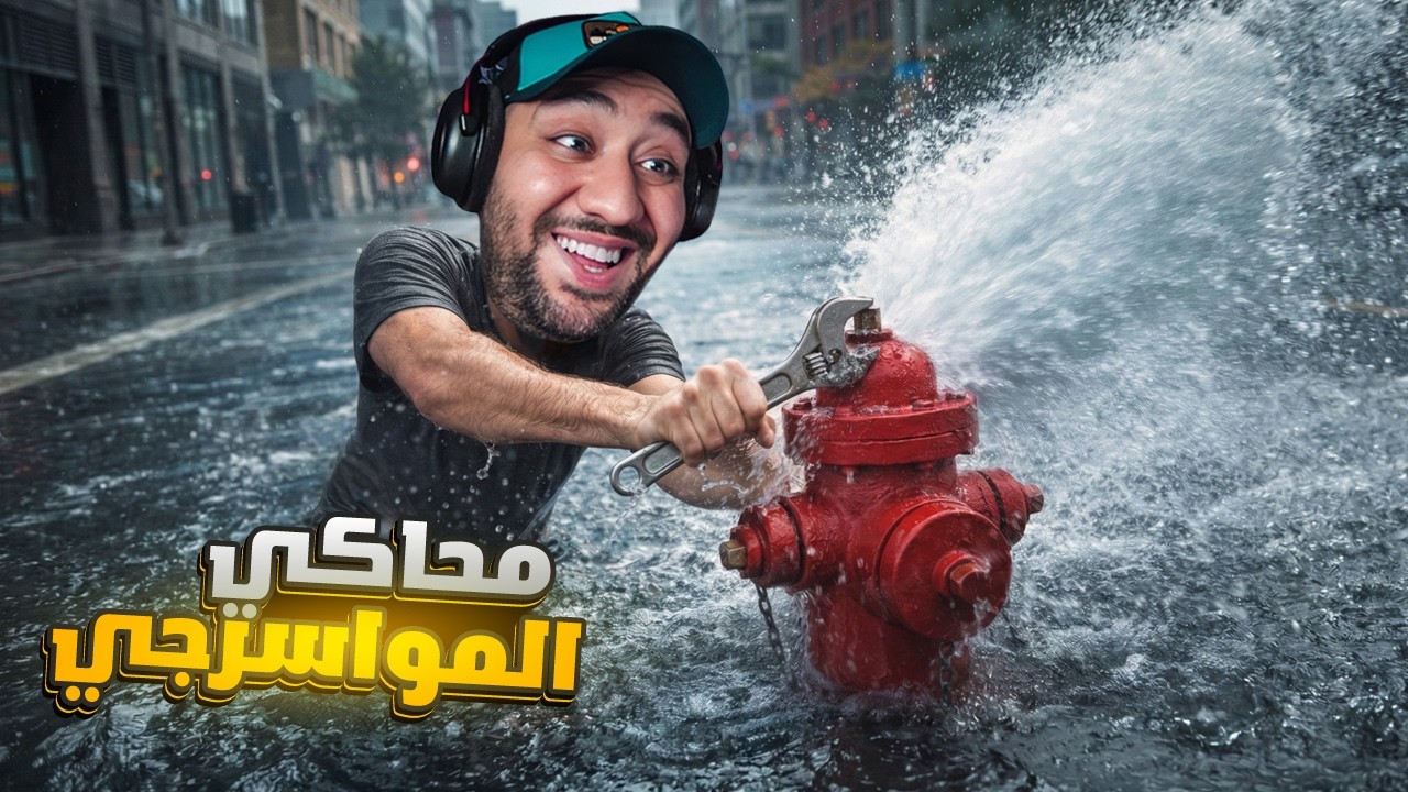 محاكي المواسرجي - المدينة غرقت🌟… وأنا لازم أصلحها