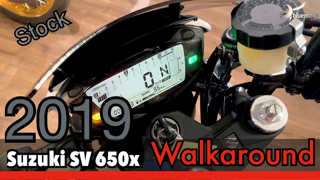 Suzuki SV 650x 2019 Stock Exhaust
