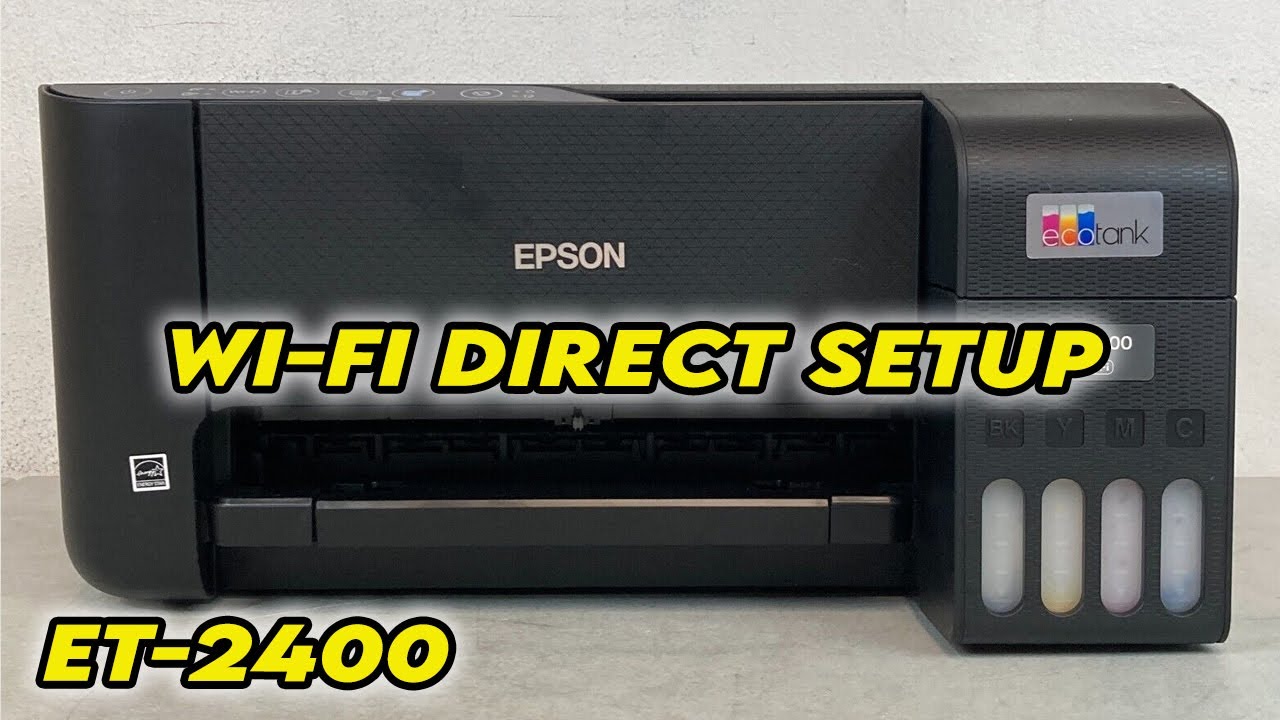 Epson EcoTank ET-2400: как настроить Wi-Fi Direct