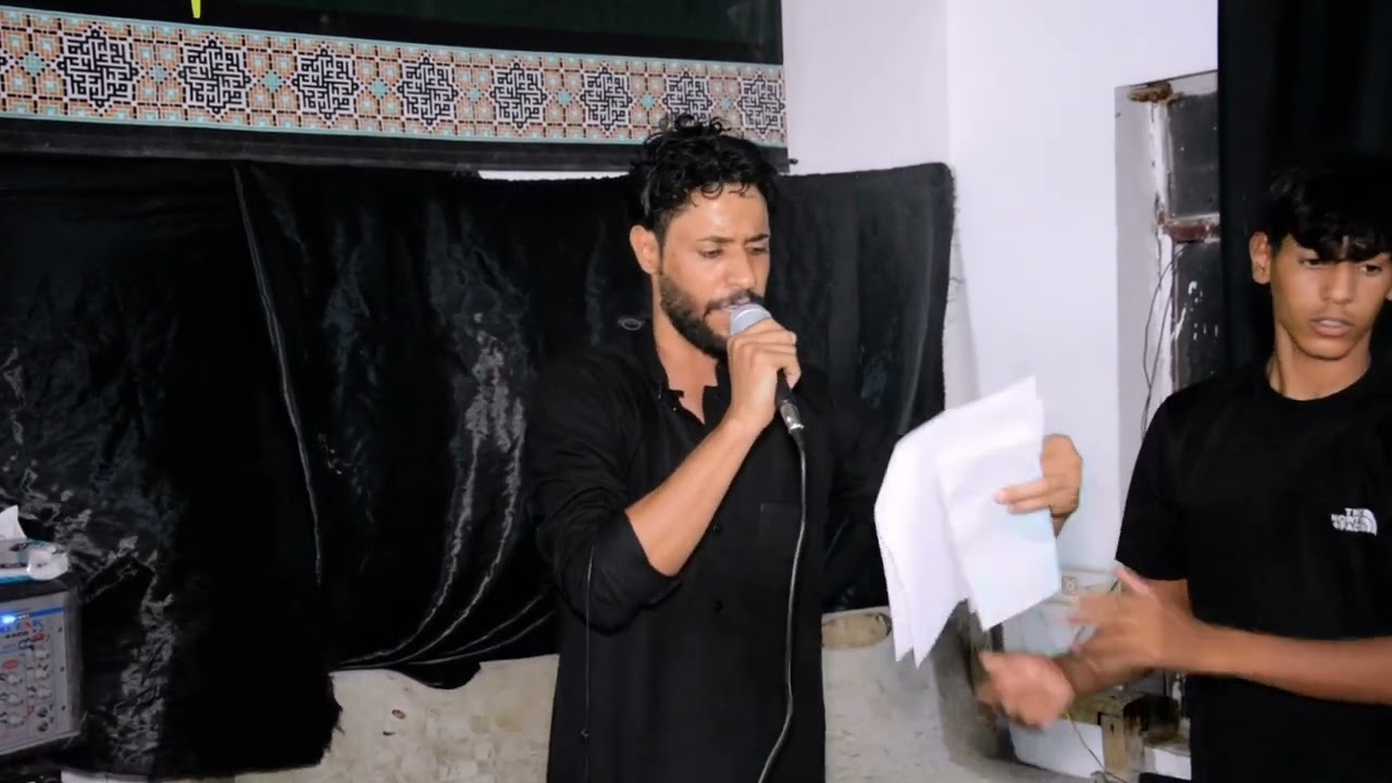 نعي ملا تحسين ذياب المرشدي في حسينيه غريب الطوس