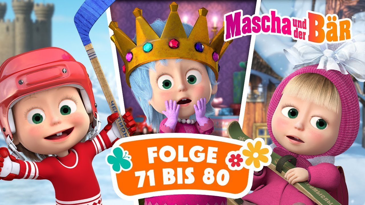 Mascha und der Bär 👧🐻 Folge 71 bis 80 🤩↔️ 1 Stunde ⏰ Episodensammlung 🎬 Masha and the Bear