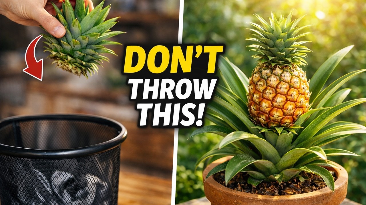 Don’t Throw Away Pineapple Tops – Grow a New Plant Instead!