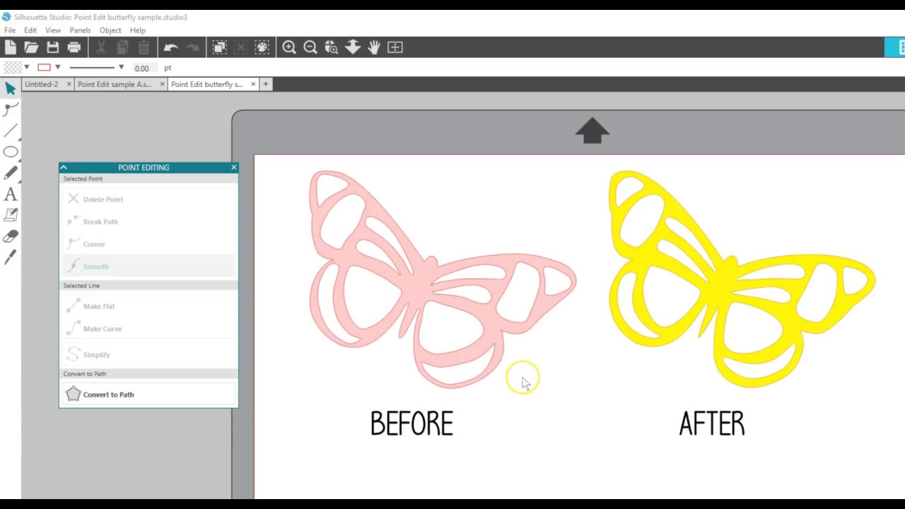 Point Editing in Silhouette Studio®