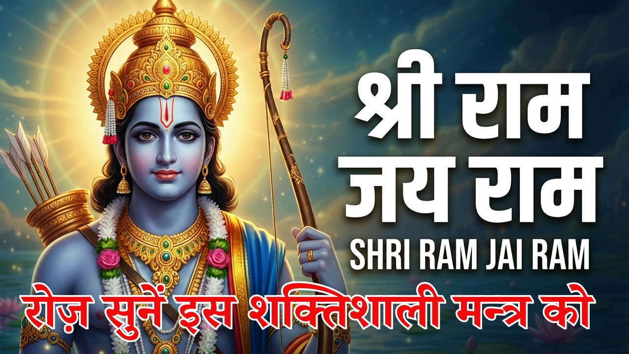 Shri Ram Jai Ram | Divine Chanting, Shri Ram Jai Ram Jai Jai Ram | Devotional Meditation Video