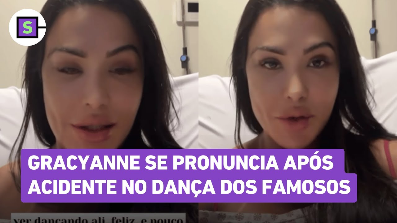 Gracyanne Barbosa sofre acidente em ensaio da 'Dança dos Famosos' e deixa competição