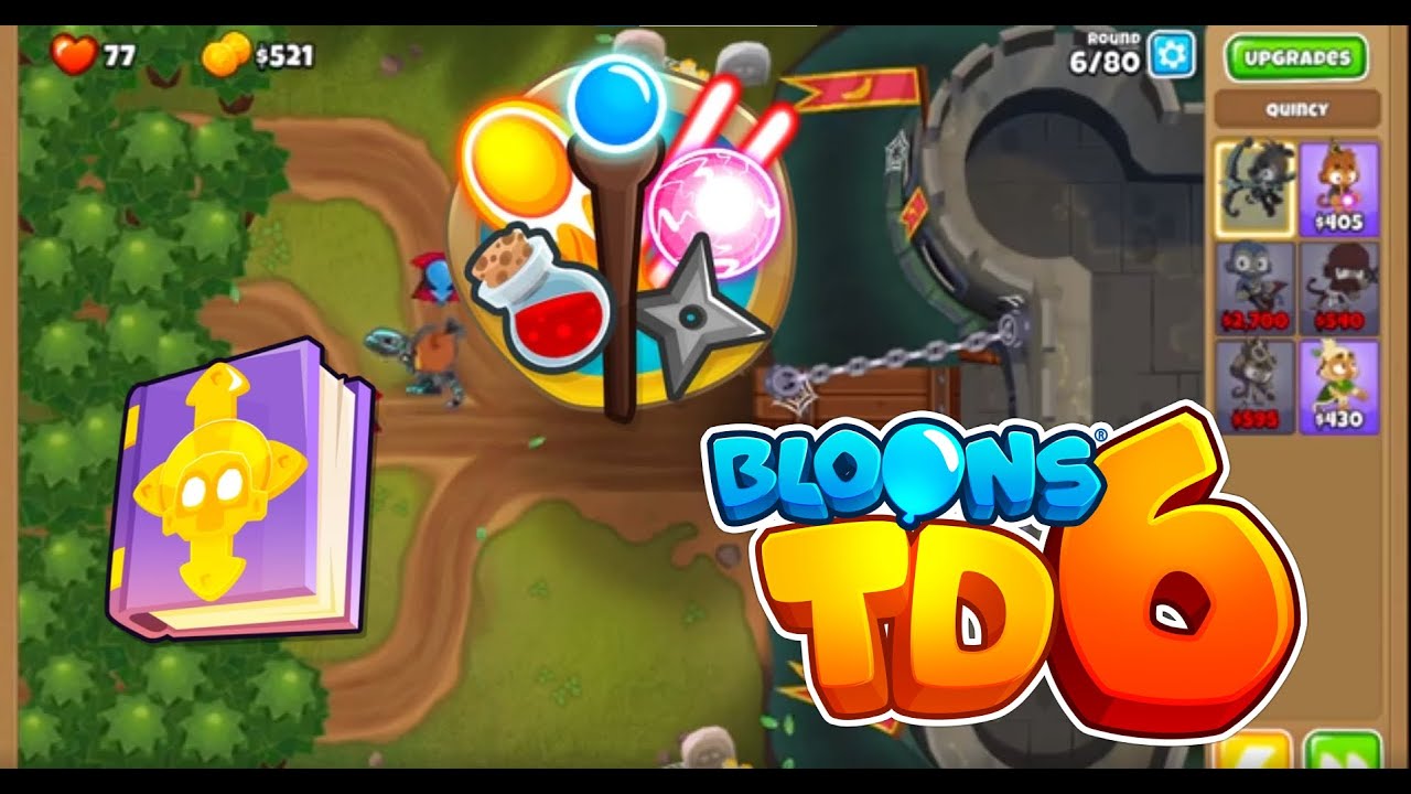 bloons td 6 dark castle magic monkeys only no monkey knowledge