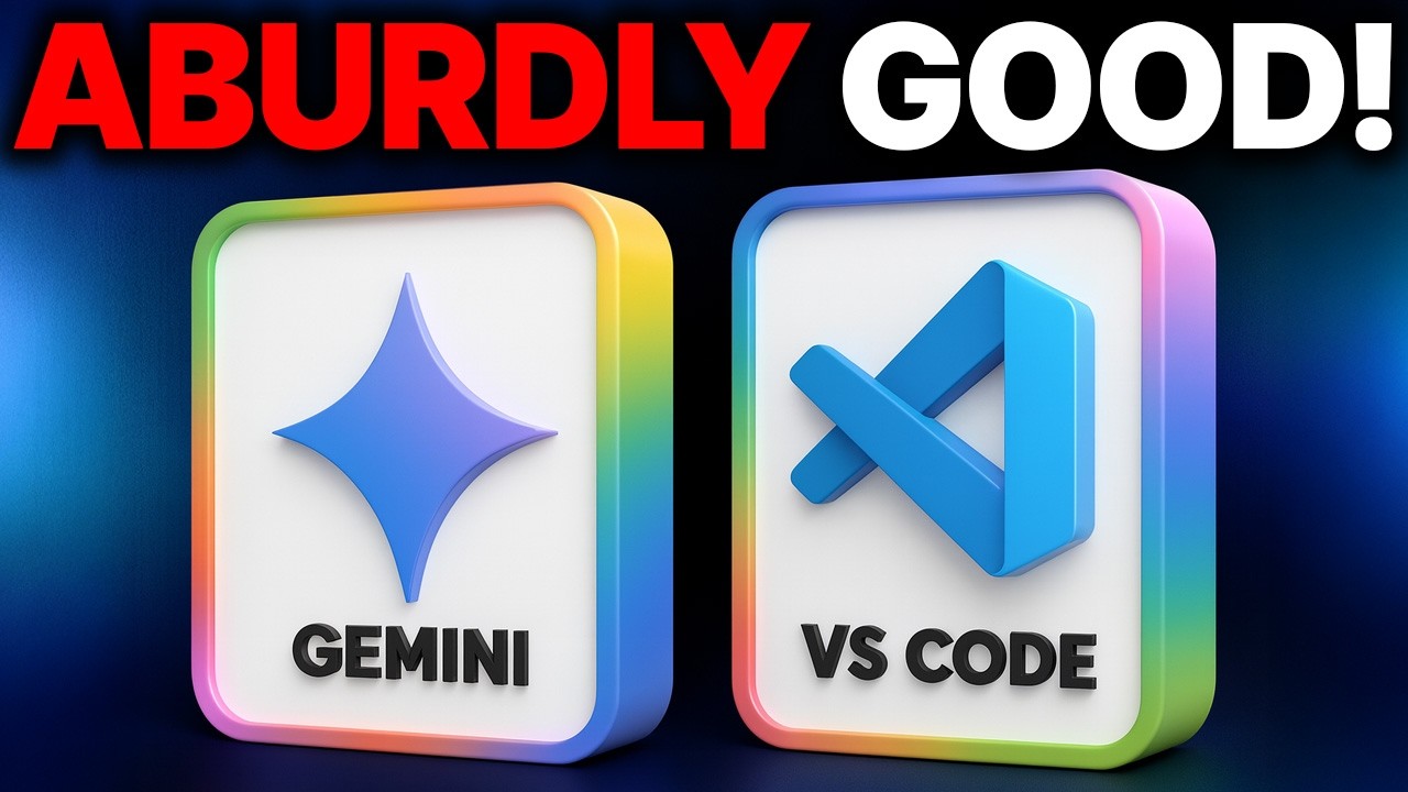 Google Gemini + VS Code &mdash; это просто БЕЗУМИЕ! (БЕСПЛАТНО!) 🤯