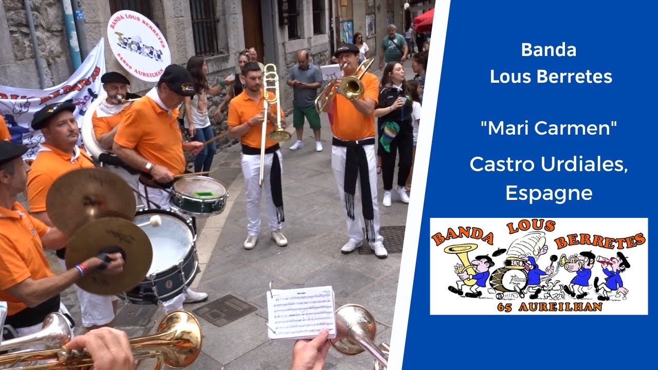 Banda Lous Berretes - Mari Carmen, La Pegatina - Castro Urdiales, Espagne