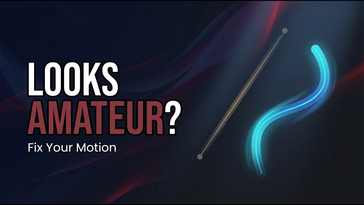 Why Your Motion Graphics Look Amateur (Fix It Now!)
