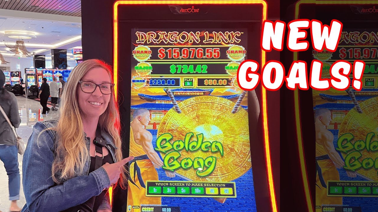 WE TRY PLAYING SLOTS  WITH A GOAL IN MIND.