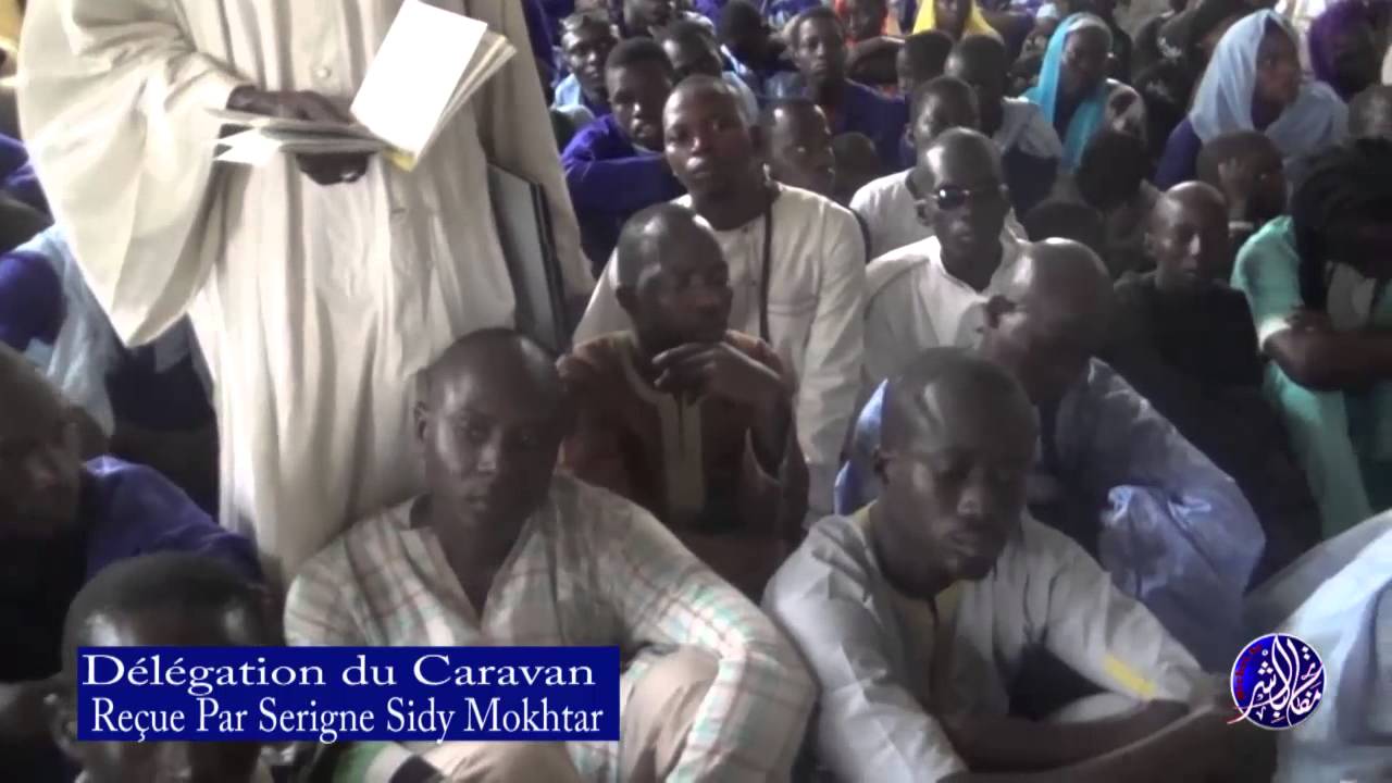 Ziaar de la presse Serigne Sidy Mokhtar Mbacke &agrave; re&ccedil;ue La d&eacute;l&eacute;gation du Caravane du Grand Magal
