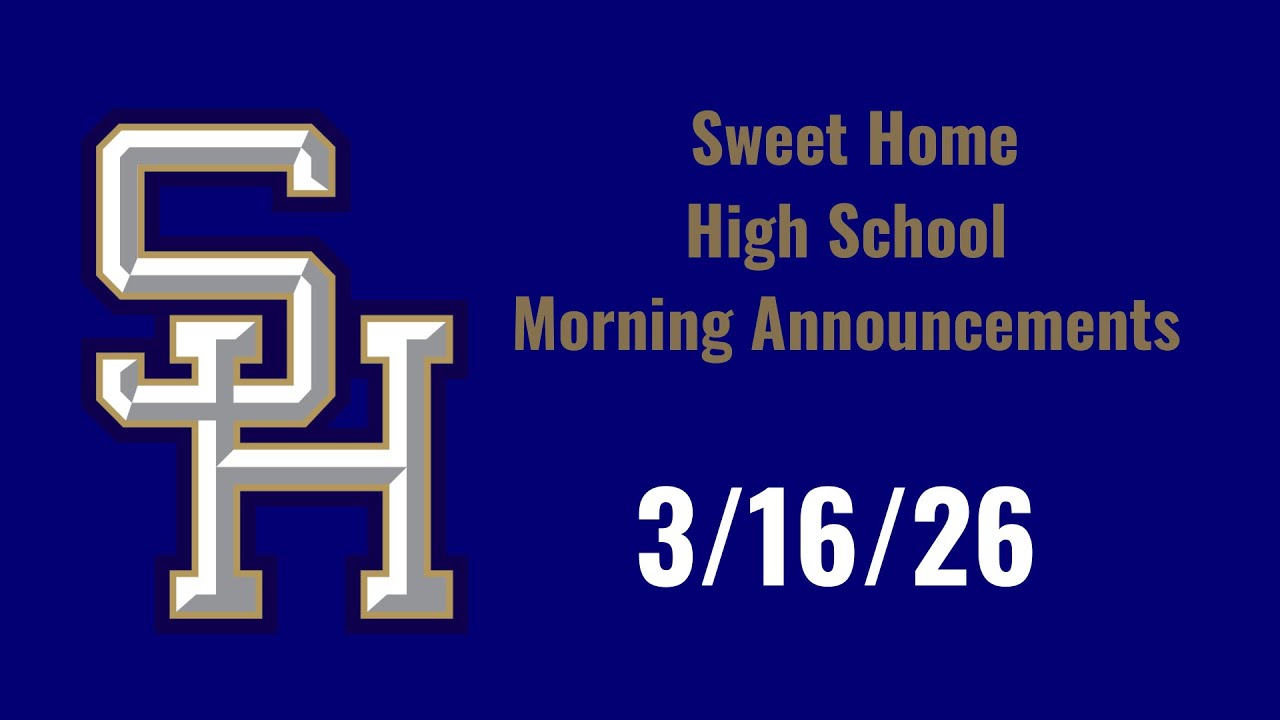 3/16/26 Morning Announcements 