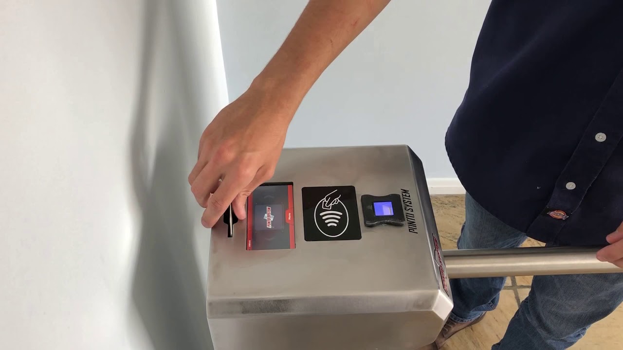 Catraca V7 Inox Biométrica, Rfid e Senha Touch