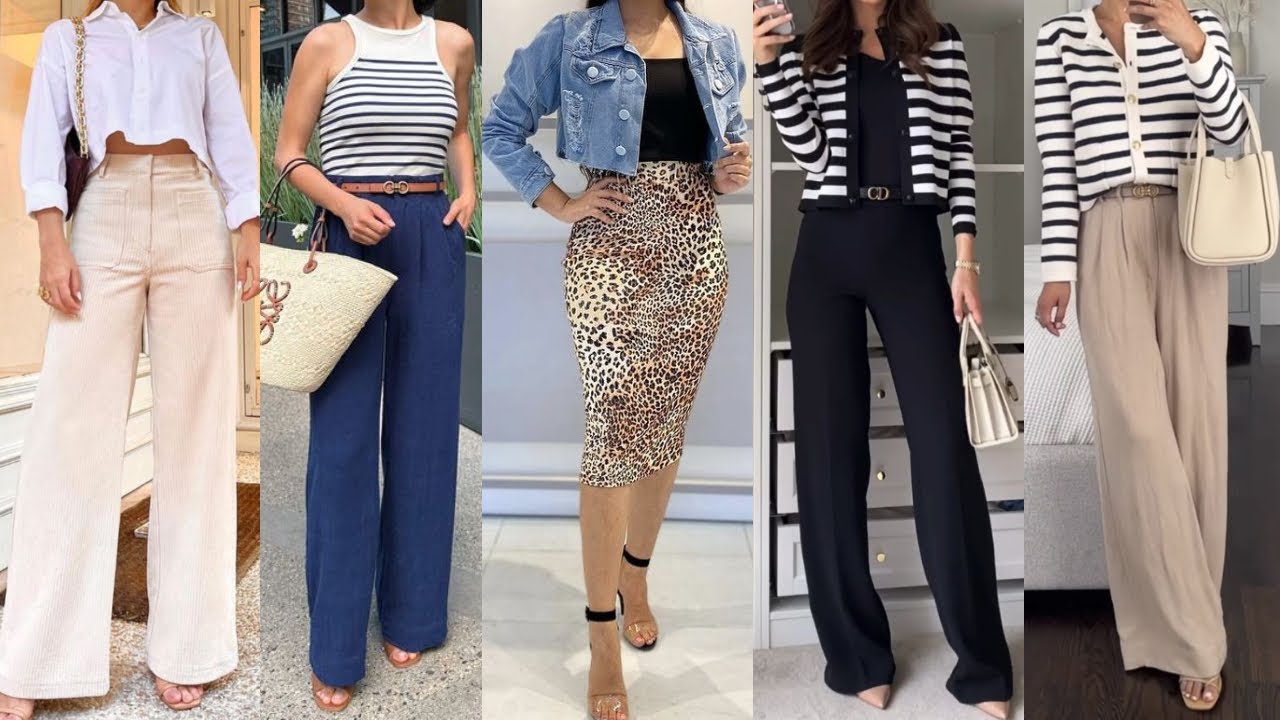 ELEGANTES Y SENCILLOS ATUENDOS EN TENDENCIA DE MODA 2024 PARA PRIMAVERA VERANO