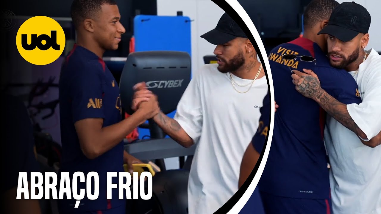 NEYMAR SE DESPEDE DE COLEGAS DO PSG; VEJA O ABRA&Ccedil;O DELE EM MBAPP&Eacute;!