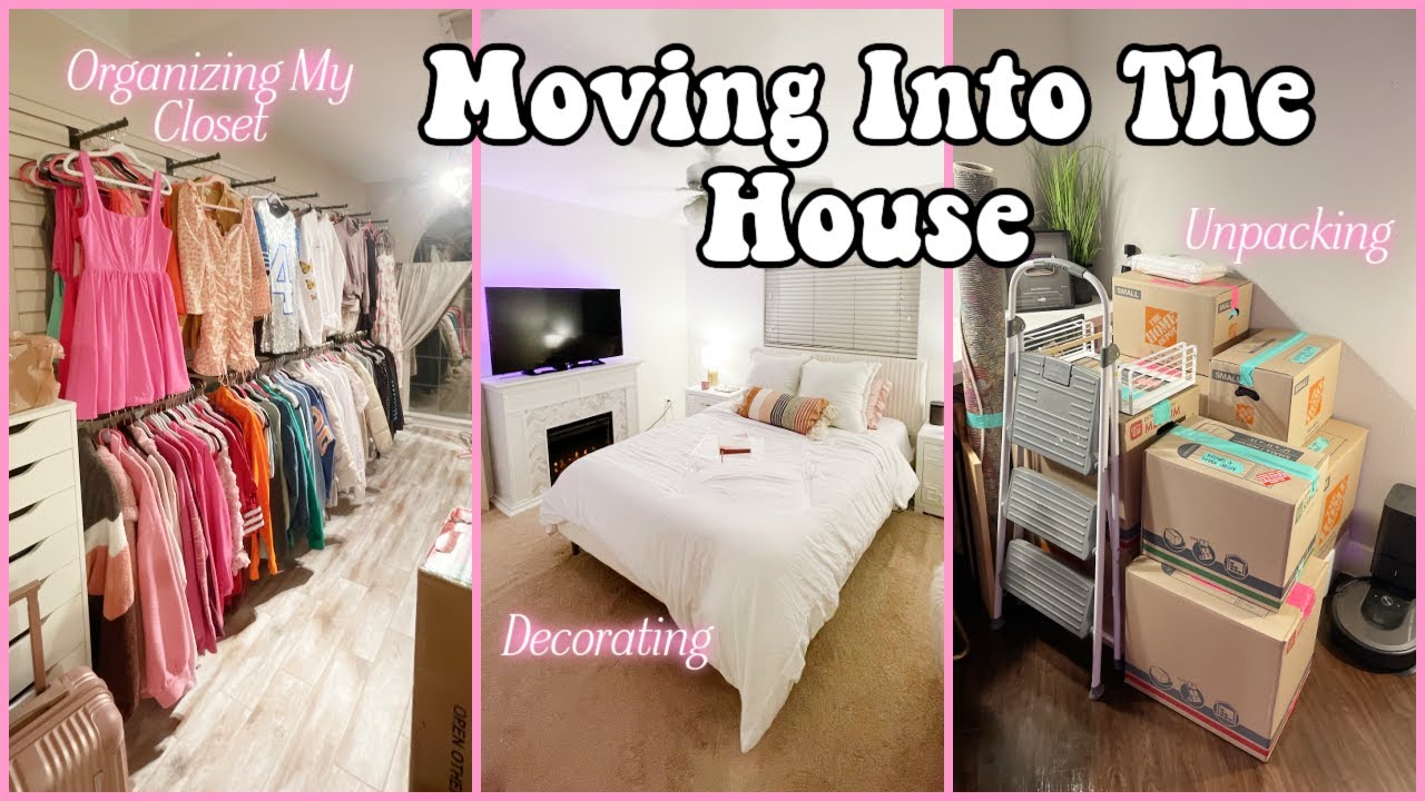 MOVING INTO MY PARENTS HOUSE | unpacking & decorating my new room